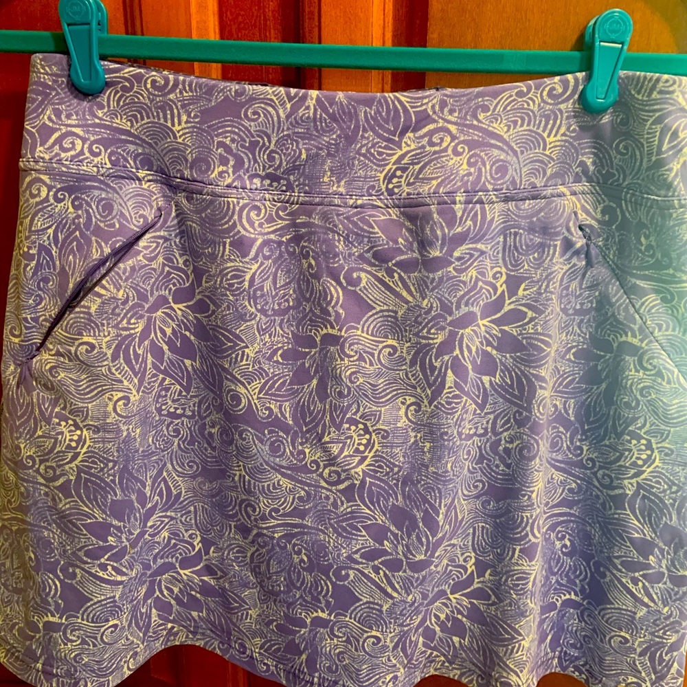 Title Nine Skort, Size Medium, Purple/Blue color, EUC